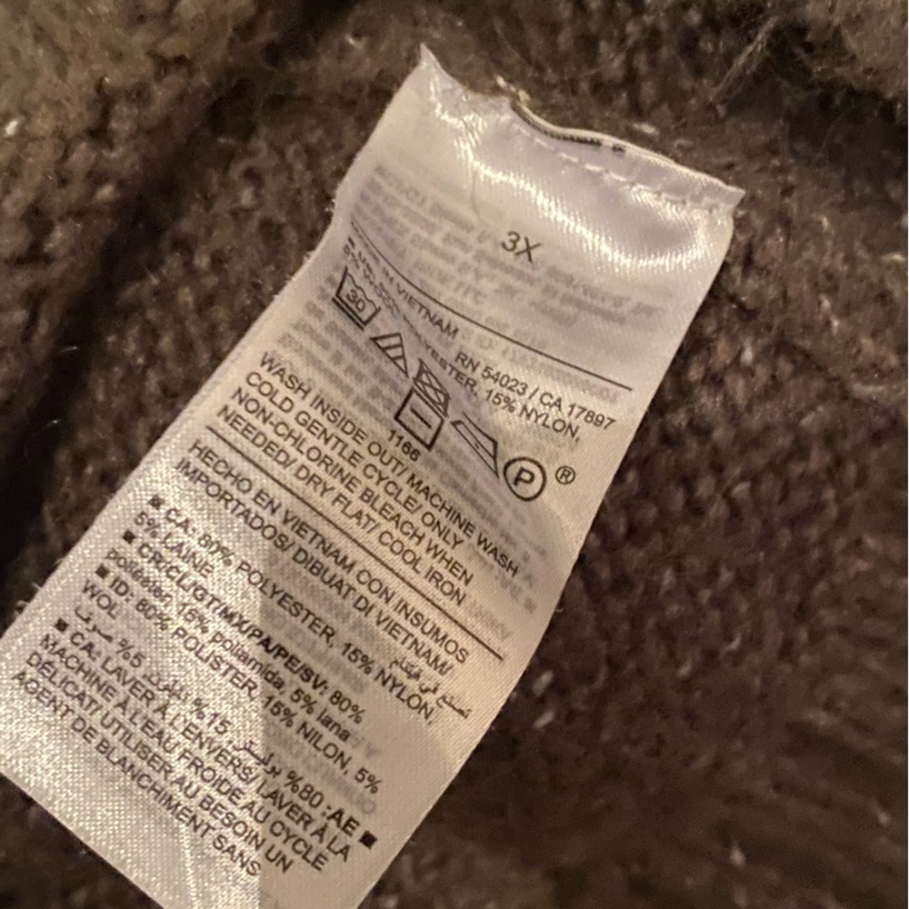 Old Navy Women's Crewneck Sweater - Brown/Olive Green - Picture 6 of 6
